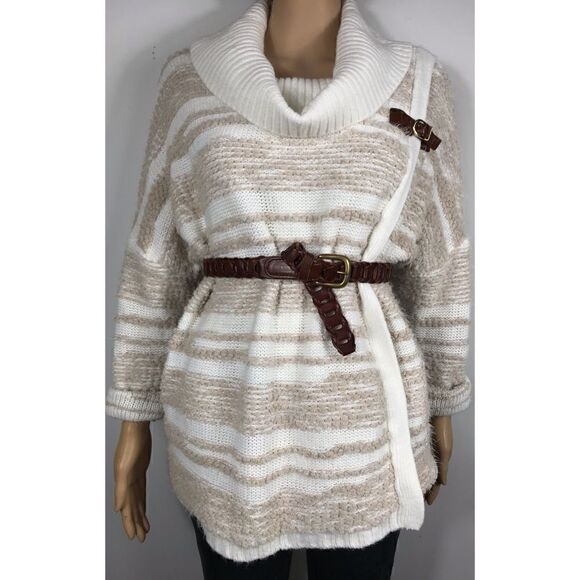 Calvin Klein Chunky Cowl Neck Warm Sweater - Picture 2 of 8